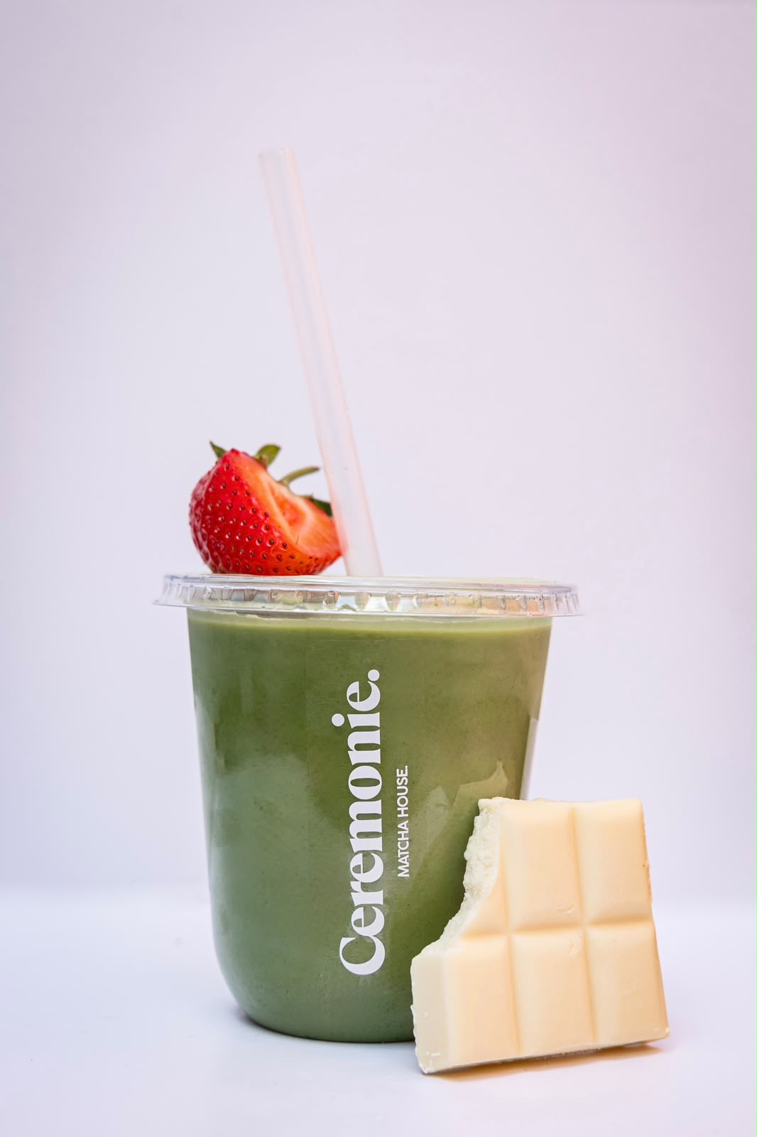 Strawberry and White Chocolate Matcha